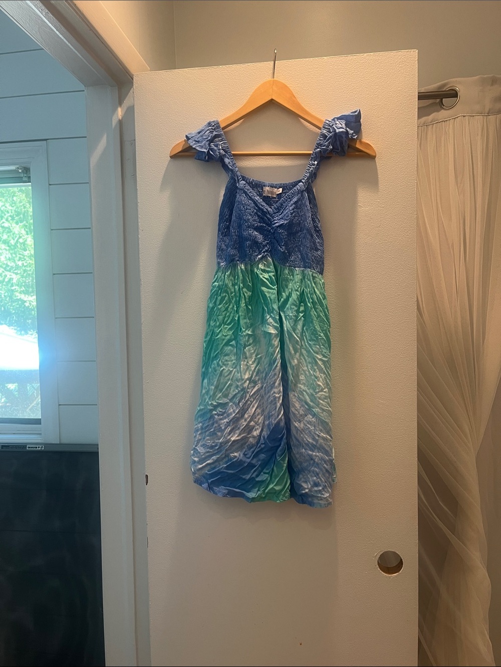 Tiare Hawaii Blue Green Ombre Swim Coverup